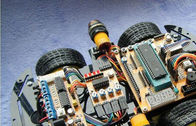 L293D 4wd drive Robot Cerdas Mobil Chassis, Suku Cadang Mobil Remote Kontrol