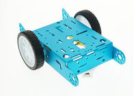 Warna-warni Aluminium Alloy Arduino Mobil Robot Mobil Listrik Kit 120mAh DC 6V