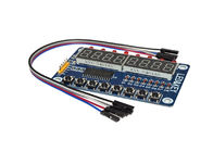 0.24A Digital LED Tabung Papan Pengembangan Arduino TM1638 Modul Tampilan 8 Bit