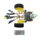 7V-12V Arduino Car Robot Kit Jalur Tracking Fire Fighting Infrared Remote Control