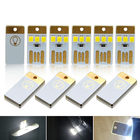 USB Portable Night Light Module 0,2 Pixel Pitch Mini Keychain 3 LED Untuk Berkemah