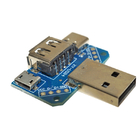 Beberapa USB Adapter Micro USB Board Pria Untuk Wanita 4P Tipe C USB Converter