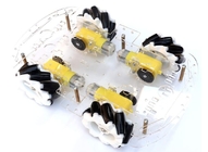 Robot Roda Omnidirectional Plastik 65mm Dengan Kopling Motor TT