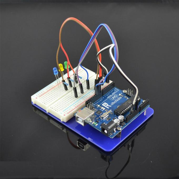 Starter Kit Berbasis UNO R3 Untuk Arduino, Kit Pembelajaran Elektronik Fleksibel