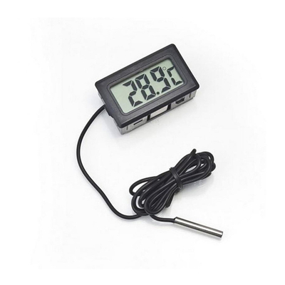 LCD Digital Thermometer Hygrometer Sensor Suhu Meter Pengatur Termal Termometro Digital