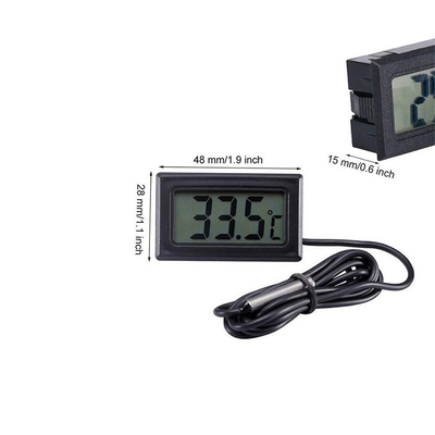 LCD Digital Thermometer Hygrometer Sensor Suhu Meter Pengatur Termal Termometro Digital