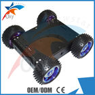 RC Mobil Diy Robot Kit 4WD Drive Aluminium Listrik Platform Robot Mobil Pintar