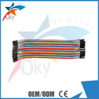 1 Pin-1 Pin Female To Male Jumper Wires Untuk Arduino, 40pcs In Row Dupont Cable 20cm