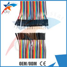 1 Pin-1 Pin Female To Male Jumper Wires Untuk Arduino, 40pcs In Row Dupont Cable 20cm