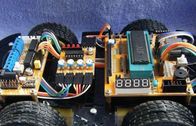 L293D 4wd drive Robot Cerdas Mobil Chassis, Suku Cadang Mobil Remote Kontrol