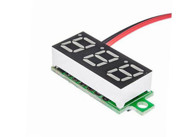 Ukuran Kecil 0.28 "DC 2.5-30V Arduino Modul Sensor Digital Voltmeter LED Voltage