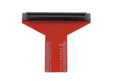 Komponen Elektronik Ramah Lingkungan Merah T Jenis Shield Adapter Untuk Microbit