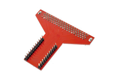 Komponen Elektronik Ramah Lingkungan Merah T Jenis Shield Adapter Untuk Microbit