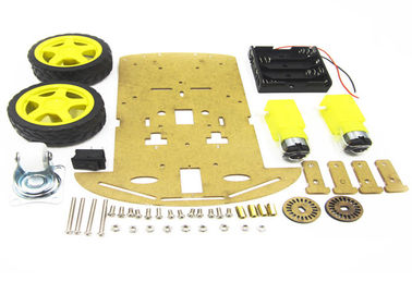 Kecepatan Tunggal Arduino Mobil Robot Mikro - Pengendali 70mm * 22mm * 18mm Ukuran Motor