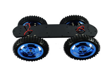 4WD Semua - Metal Motor Smart Car Chassis High Torque 120mAh Saat Ini