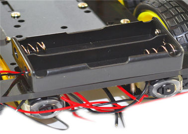 2 Layer 4WD Arduino Robot Mobil, Smart Chassis Mobil Empat Roda Drive