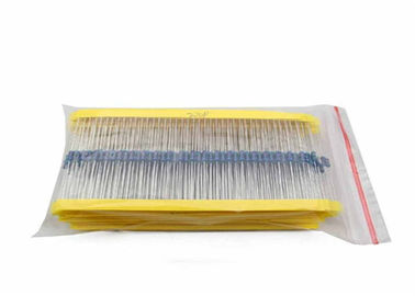 Toleransi 1% Logam Film Resistor Komponen Elektronik 30 Nilai 100g