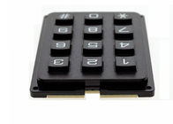 4 X 3 Matrix Keyboard 12 Tombol Warna Hitam 7 x 5.2 x 0.9cm Ukuran Dengan Bahan Plastik