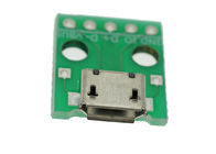 2.54mm Pin Arduino Sensor Modul Micro USB Untuk Dip Perempuan Socket B Type Dengan Solder Adapter Board