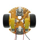 UNO R3 2WD Robot Cerdas Car Chassis Kit ABS Universal Roda Untuk STEM Pendidikan