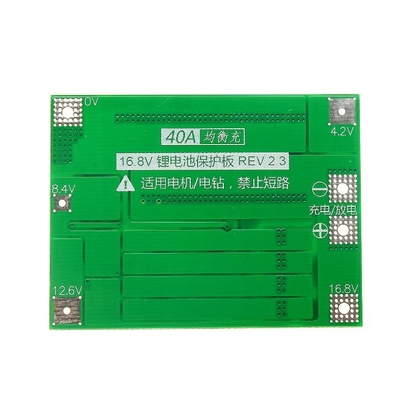4S 40A Dewan Perlindungan Baterai Lithium BMS Lipo Charger Modul Presisi Tinggi