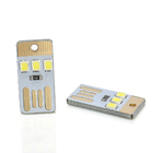 USB Portable Night Light Module 0,2 Pixel Pitch Mini Keychain 3 LED Untuk Berkemah