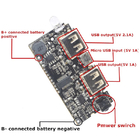 Modul Pengisi Daya Baterai Ganda USB 5V 1A 18650 Untuk Arduino