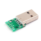 USB 2.0 Male To 2.54mm DIP Papan Adaptor PCB