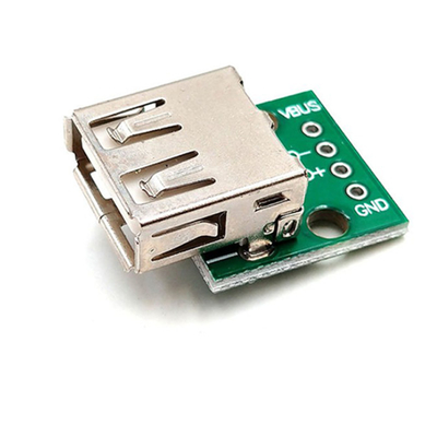 USB To 2.54mm DIP Adapter Konektor Perempuan Papan Konverter PCB