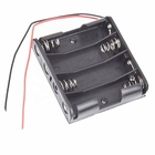 Black 4 1.5V AA Battery Holder Box Untuk Arduino