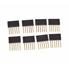 2.54mm 6 8 10 Pin Header Connector Untuk Arduino Shields Gold Plating