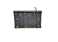 6AA Baterai Kotak Penyimpanan Pemegang Komponen Elektronik Pemegang Baterai
