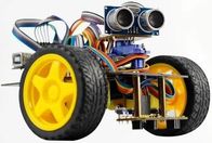 2WD Drive Cerdas Arduino DOF Robot Ultrasonic Penghindaran Rintangan / Pelacakan Jalur