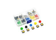 12x12x7.3mm Push Button Switch Cap 12V Putaran Assortment Kit Proyek DIY