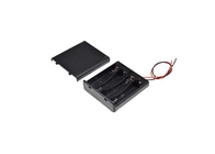 2 Kawat 6v 4AA Baterai Kotak Komponen Elektronik Dengan Kawat Dan Sakelar