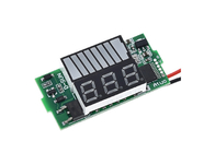 Indikator Tingkat Pengisian Baterai Mobil Modul Tampilan Biru Untuk Arduino 12 - 60V