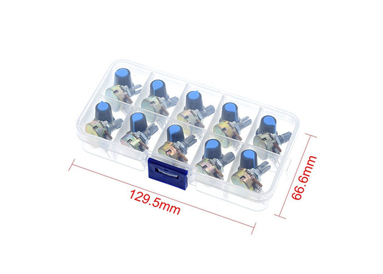 Kit Potensiometer Lancip 1M 15mm Rotary B1K 2K 5K 10K 20K 50K 100K 500K