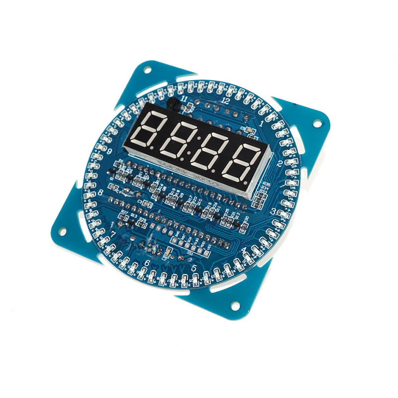 Warna Biru DC 5V DS1302 Rotating Red LED Display Alarm Arduino Sensor Modul Factory Outlet