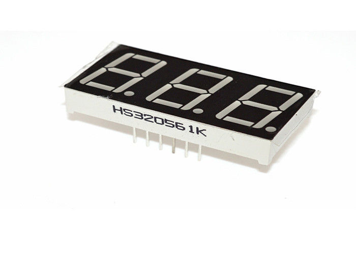 0,56 Inci 3 Digit Merah 7 Segmen LED Display Umum Anoda LED Digital Tube