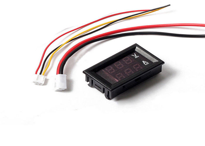 DC 0 - 100V / 50A Ampere Meter Digital Merah Biru Warna Ganda Untuk Pengukuran Tegangan Saat Ini