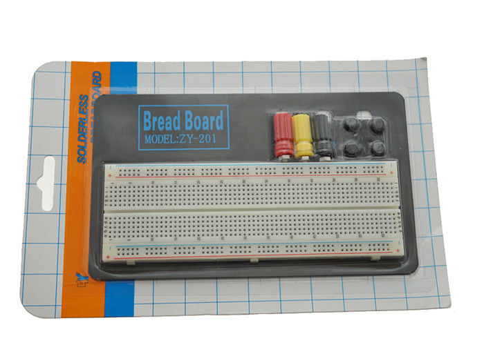 830 Tie Points Solderless Breadboard Warna Putih Dengan Garansi 2 Tahun