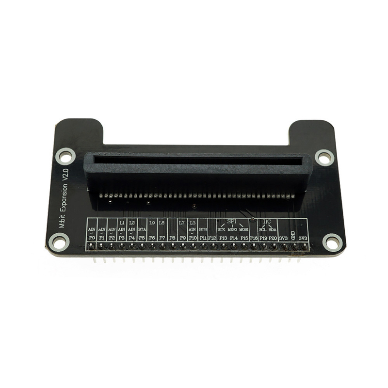 Warna hitam Arduino Shield GPIO Extension Board Adaptor Plat 20g Berat
